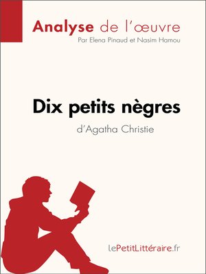 cover image of Dix petits nègres d'Agatha Christie (Analyse de l'oeuvre)